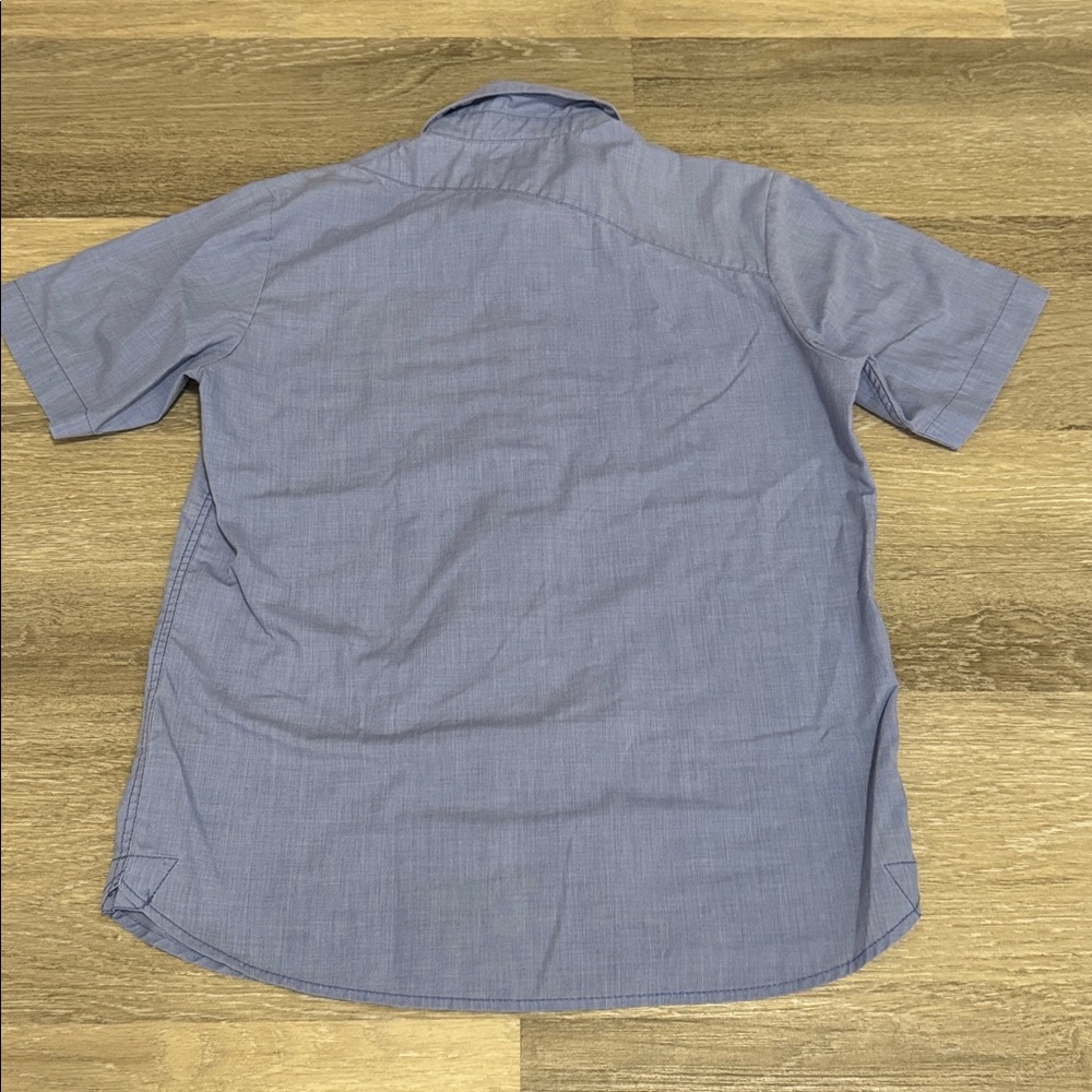 Volcom Boys Light Blue Button Down Shirt - Picture 2 of 3